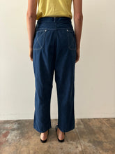 50s Side-Zip Denim Farm Pants