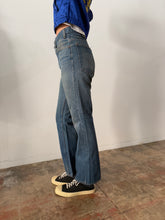 Dark Wash Orange Tab Levis Bells