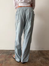 French Light Blue Cotton Uniform Pants 31w