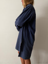 Antique French Striped Indigo Smock