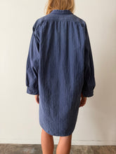 Antique French Striped Indigo Smock