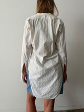 Antique White Ribbed Grandpa Shirt