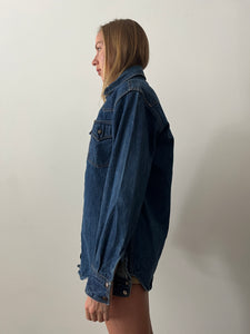 Heavy Denim Western Shirt Jac