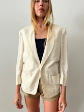 1940s Palm Beach White Summer Blazer