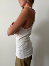White Ribbed Fruit of the Loom Tank