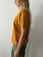 Mustard Short Sleeve Sweatshirt