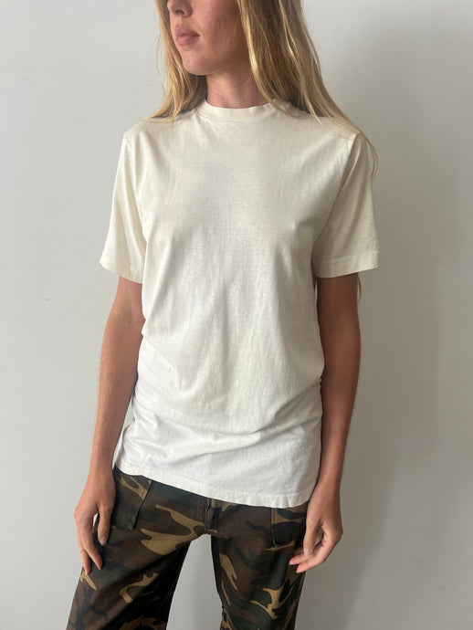 Plain Off-White Tee