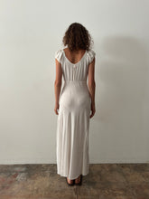 30s Full Length White Slip Dress