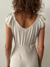 30s Full Length White Slip Dress