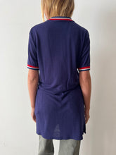 Navy Athletic V Neck tee