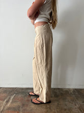 40s/50s Japanese Natural Canvas Work Pants 33w