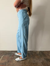 60s Baby Blue Cotton Pants 28w