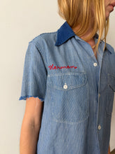 40s/50s Striped Work Shirt