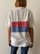 Blue and Red Striped Tee