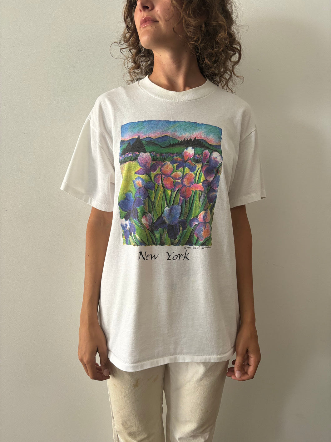 90s New York Wildflowers tee