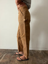 Tan Double Knee Carhartt Work Pants 30w