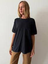 Faded Black Gap Pocket Tee