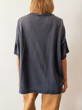 Big Faded Black Pocket Tee