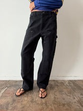 Black Double Knee Carhartts 32w
