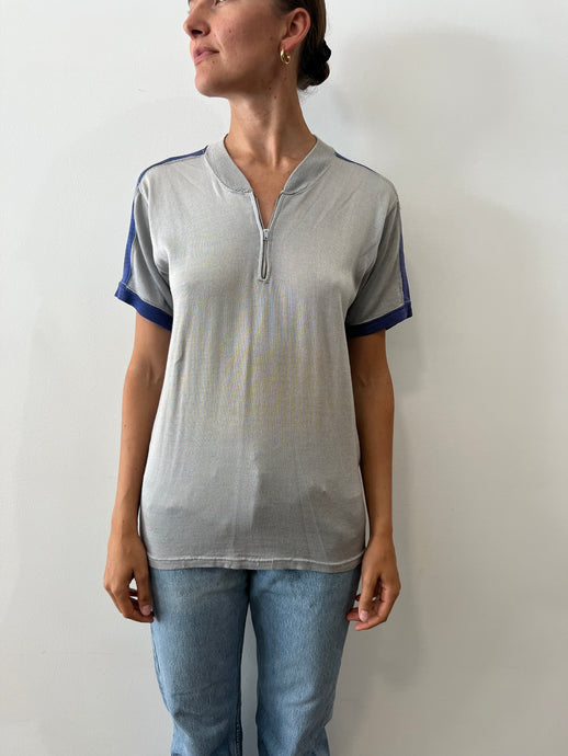 40s Two-Tone 1/4 Zip Athletic Jersey