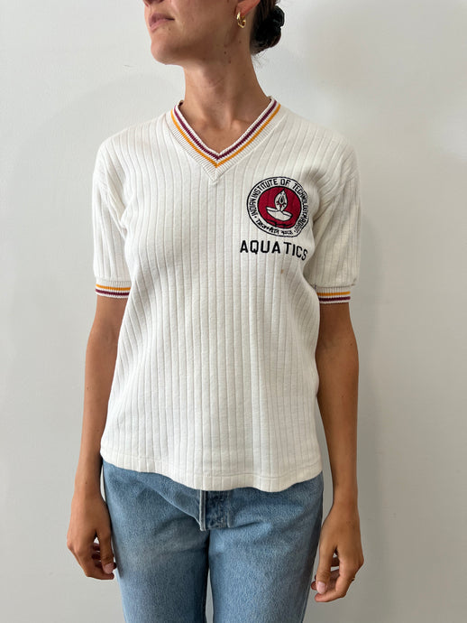 60s India Aquatics Ribbed Jersey tee