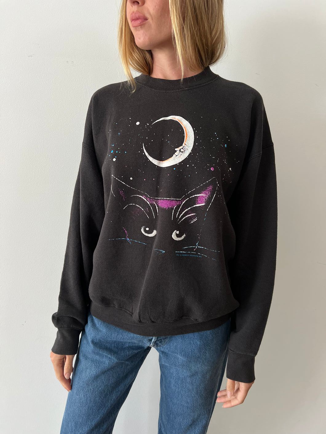 Cat + Moon Sweatshirt