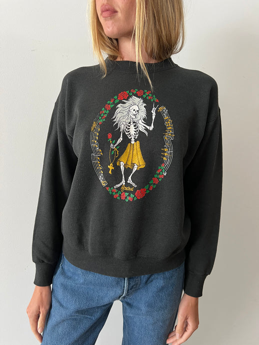 Rosebud Skeleton Sweatshirt