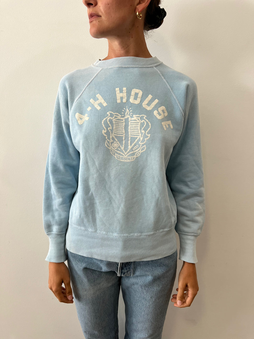 1960s Faded 4-H House Crewneck