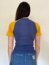 1930s La Moille Cotton Knit Jersey tee