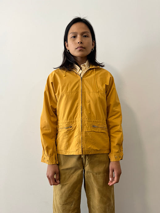 50s/60s Mustard Yellow Italian Hiking Patch Jacket