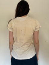 Antique Japanese Ribbed White Cotton Tee