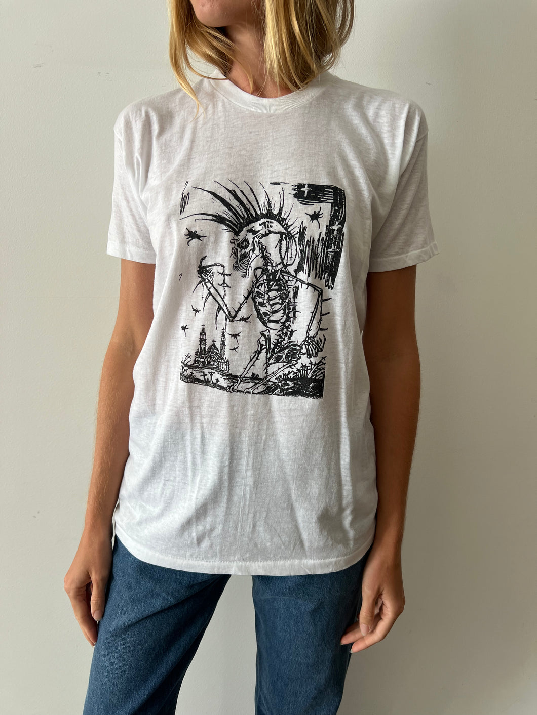80s Skeleton Punk Tee