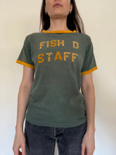 1970s Champion 'Fish D Staff' Camp tee