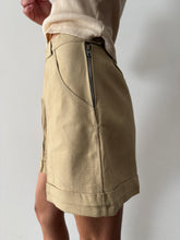 French Linen High-Waist Shorts 25w