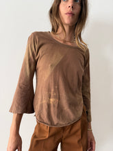 60s Flared Sleeve Brown Tee