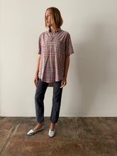 50s/60s Ivy League Pullover Plaid Shirt