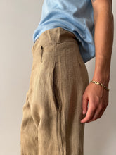Antique Japanese Hemp Twill Buckleback Pants