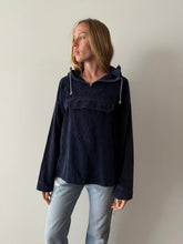 Blue Corduroy Anorak