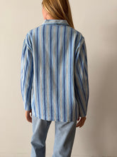 Spanish Blue Striped Pajama Shirt