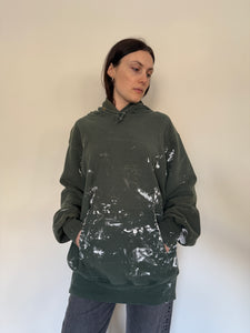90s Green USA Champion Painters Hoodie