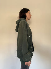 90s Green USA Champion Painters Hoodie
