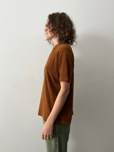60s Brown Terry Cotton tee