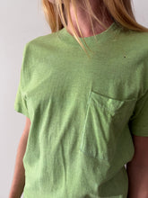 Light Heather Lime Pocket Tee