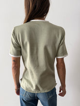 50s/60s Short Sleeve Henley Sweatshirt