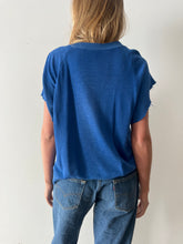 Soft Cut-off Short Sleeve Sweatshirt