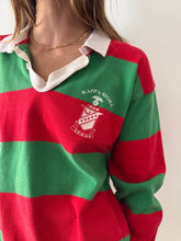 70s Green and Red Collegiate Rugby