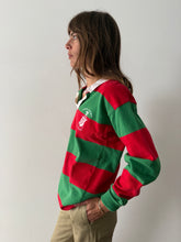 70s Green and Red Collegiate Rugby