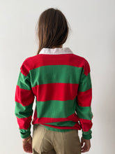 70s Green and Red Collegiate Rugby