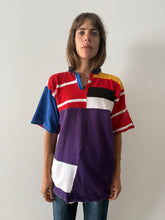 80s Color Block Rugby Tee