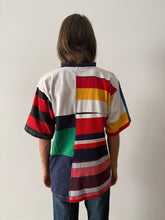 80s Color Block Rugby Tee